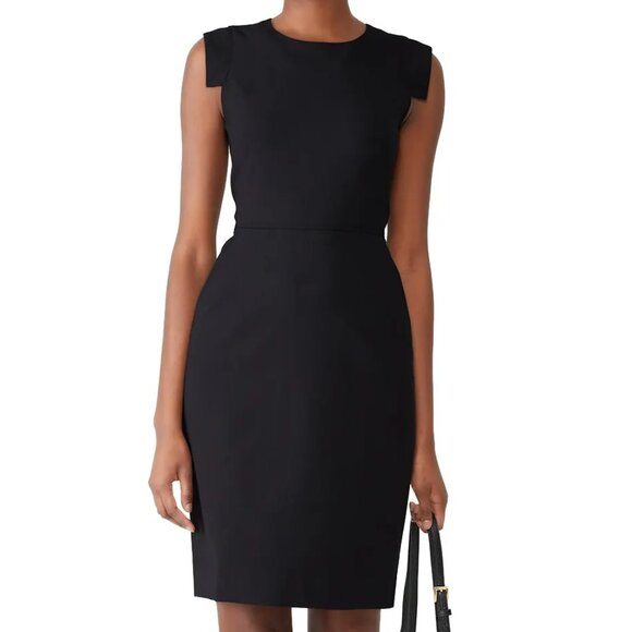 J.Crew Resume Black Dress Size 4 NWT - Picture 1 of 9